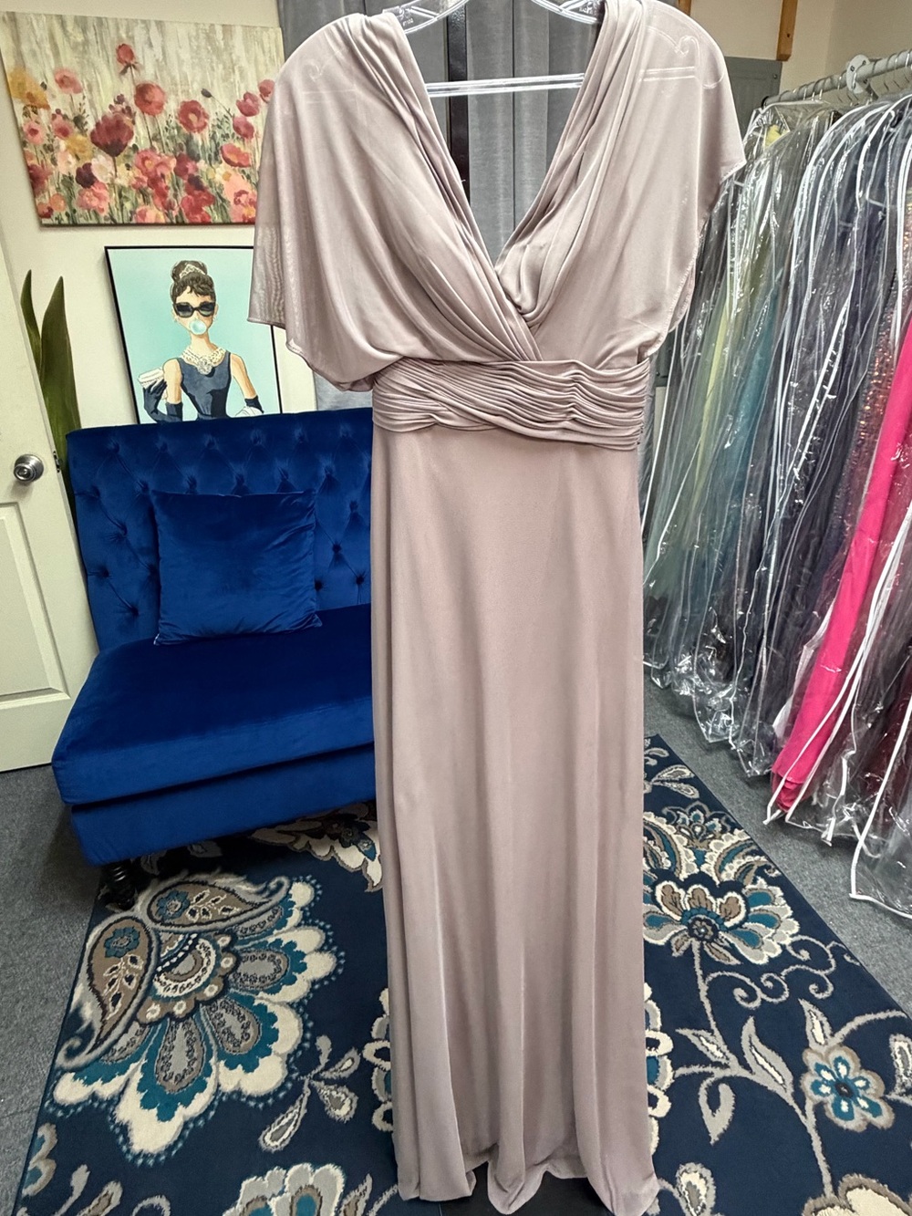Allure Bridesmaids Brown Gown – Size 6